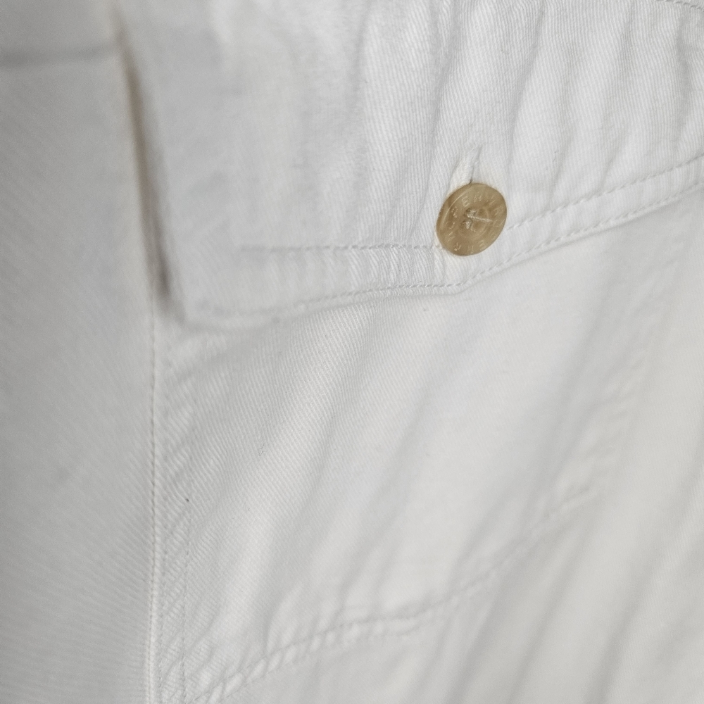Men's White Denim Collar Shirt - Picture 6 of 6